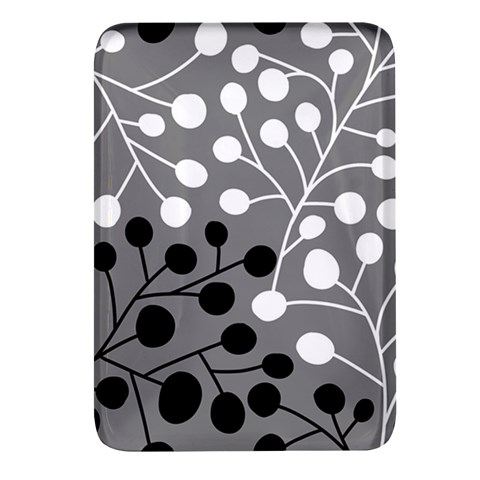 Abstract Nature Black White Rectangular Glass Fridge Magnet (4 pack) from ZippyPress Front
