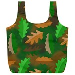 Leaves Foliage Pattern Oak Autumn Full Print Recycle Bag (XXL)