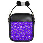 Abstract Background Cross Hashtag Girls Sling Bag