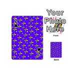 Abstract Background Cross Hashtag Playing Cards 54 Designs (Mini)
