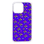 Abstract Background Cross Hashtag iPhone 14 Pro Max TPU UV Print Case