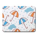 Rain Umbrella Pattern Water Small Mousepad