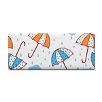 Rain Umbrella Pattern Water Hand Towel