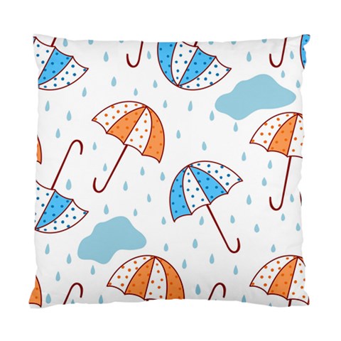 Rain Umbrella Pattern Water Standard Cushion Case (One Side) from ZippyPress Front