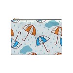 Rain Umbrella Pattern Water Cosmetic Bag (Medium)