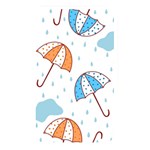 Rain Umbrella Pattern Water Memory Card Reader (Rectangular)