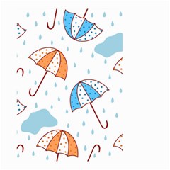 Rain Umbrella Pattern Water Small Garden Flag (Two Sides) from ZippyPress Front