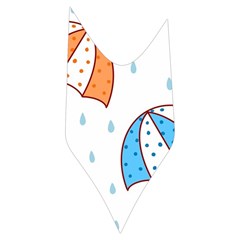 Rain Umbrella Pattern Water Women s Long Sleeve Raglan T Side Right