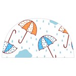 Rain Umbrella Pattern Water Anti Scalding Pot Cap