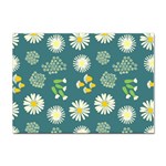 Drawing Flowers Meadow White Sticker A4 (100 pack)