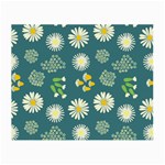 Drawing Flowers Meadow White Small Glasses Cloth