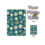 Drawing Flowers Meadow White Playing Cards 54 Designs (Mini)