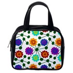 Bloom Plant Flowering Pattern Classic Handbag (One Side)