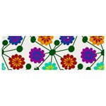 Bloom Plant Flowering Pattern Banner and Sign 9  x 3 