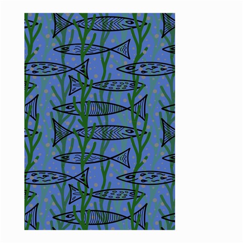 Fish Pike Pond Lake River Animal Small Garden Flag (Two Sides) from ZippyPress Front