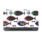 Fish Abstract Colorful Memory Card Reader with CF