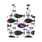Fish Abstract Colorful Full Print Recycle Bag (M)