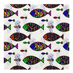 Fish Abstract Colorful Banner and Sign 4  x 4 