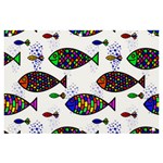Fish Abstract Colorful Banner and Sign 6  x 4 