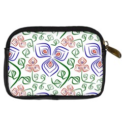 Bloom Nature Plant Pattern Digital Camera Leather Case from ZippyPress Back