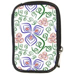 Bloom Nature Plant Pattern Compact Camera Leather Case