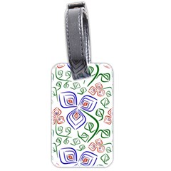 Bloom Nature Plant Pattern Luggage Tag (two sides) from ZippyPress Back