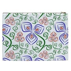 Bloom Nature Plant Pattern Cosmetic Bag (XXL) from ZippyPress Back