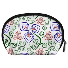Bloom Nature Plant Pattern Accessory Pouch (Large) from ZippyPress Back