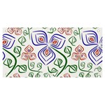 Bloom Nature Plant Pattern Banner and Sign 6  x 3 