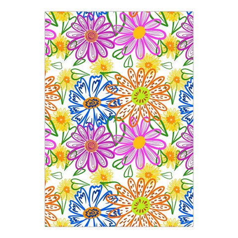 Bloom Flora Pattern Printing Large Tapestry from ZippyPress Front