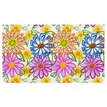 Bloom Flora Pattern Printing Banner and Sign 7  x 4 