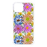Bloom Flora Pattern Printing iPhone 13 TPU UV Print Case