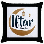 Iftar-party-t-w-01 Throw Pillow Case (Black)