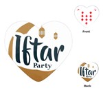Iftar-party-t-w-01 Playing Cards Single Design (Heart)