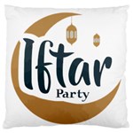 Iftar-party-t-w-01 Standard Premium Plush Fleece Cushion Case (Two Sides)