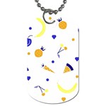 Pattern-fruit-apples-green Dog Tag (Two Sides)