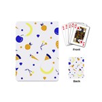 Pattern-fruit-apples-green Playing Cards Single Design (Mini)