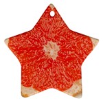 Grapefruit-fruit-background-food Ornament (Star)