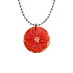 Grapefruit-fruit-background-food 1  Button Necklace