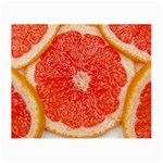 Grapefruit-fruit-background-food Small Glasses Cloth (2 Sides)