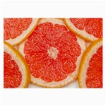 Grapefruit-fruit-background-food Large Glasses Cloth (2 Sides)