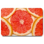 Grapefruit-fruit-background-food Large Doormat