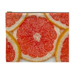 Grapefruit-fruit-background-food Cosmetic Bag (XL)