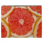 Grapefruit-fruit-background-food Cosmetic Bag (XXXL)