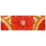 Grapefruit-fruit-background-food Banner and Sign 9  x 3 