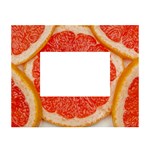 Grapefruit-fruit-background-food White Tabletop Photo Frame 4 x6 