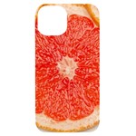 Grapefruit-fruit-background-food iPhone 14 Black UV Print Case