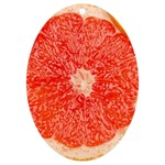 Grapefruit-fruit-background-food UV Print Acrylic Ornament Oval