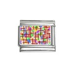 Pattern-repetition-bars-colors Italian Charm (9mm)