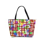 Pattern-repetition-bars-colors Classic Shoulder Handbag